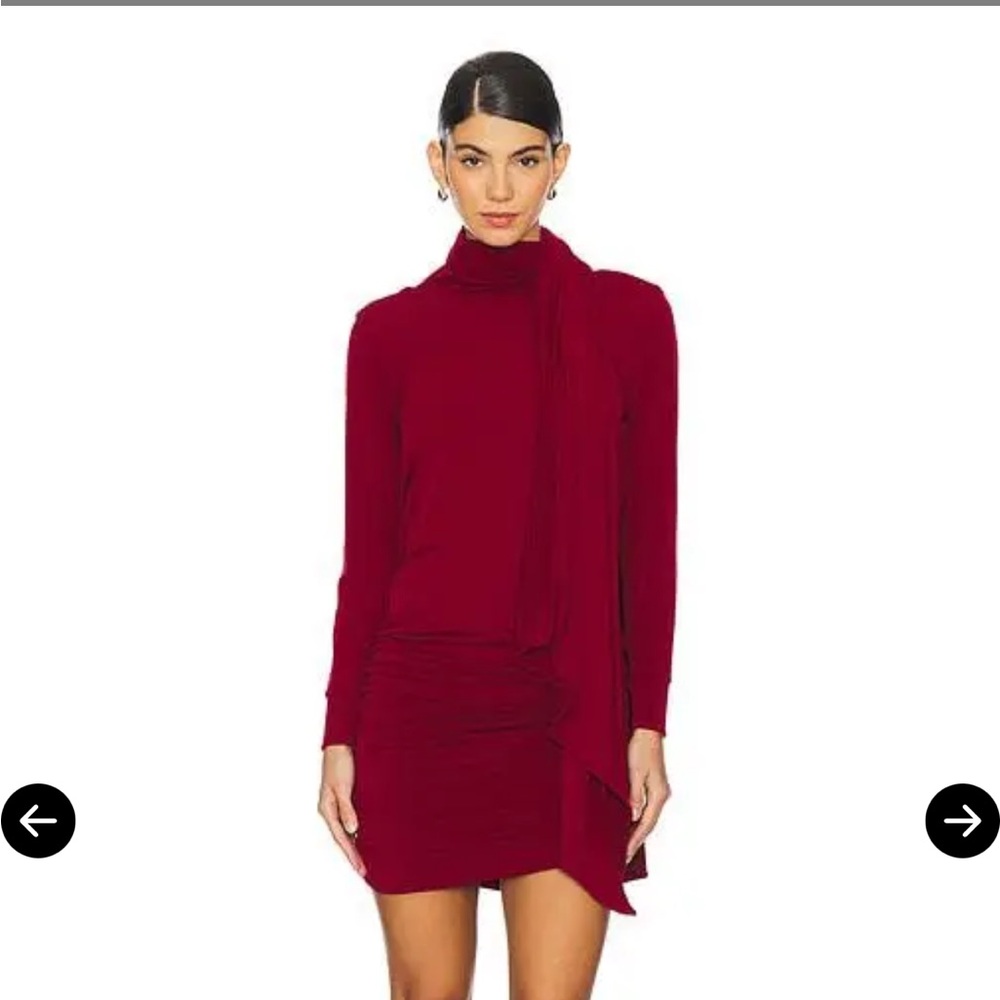 NWT Leslie Amon Gstaad Black Mini Dress - Picture 4 of 5